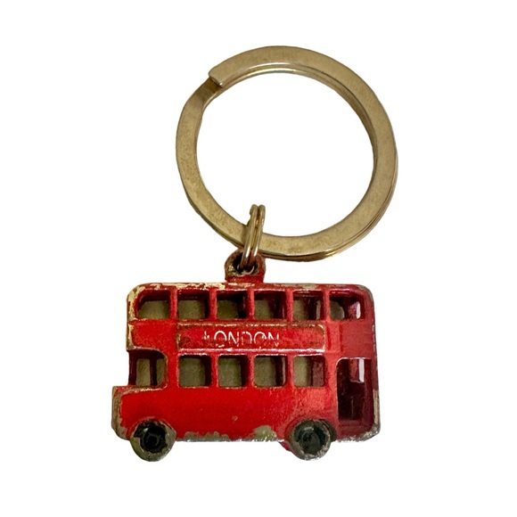 Double-Decker Bus Keychain - Picture 2 of 4